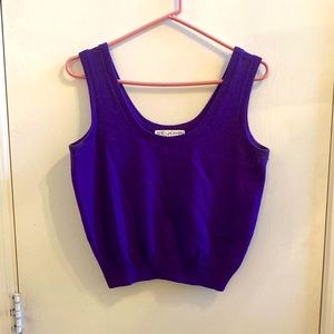 At John sweater sleeveless crop top size M